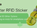 Dot NFC Sticker, Glittering NFC Sticker, Epoxy NFC sticker, 3D RFID Sticker